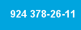 924 378-26-11 924 378-26-11